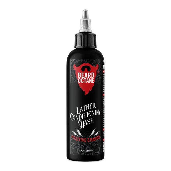 Beard Octane Positive Charge Lather Conditioning Wash - Sugared Grapefruit, Gingered Peach & Seltzer