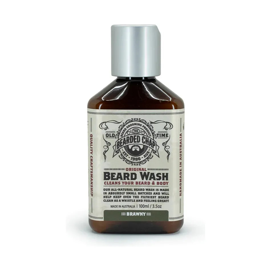 The Bearded Chap Beard Wash - 100ml - TRAVEL SIZE - Brawny