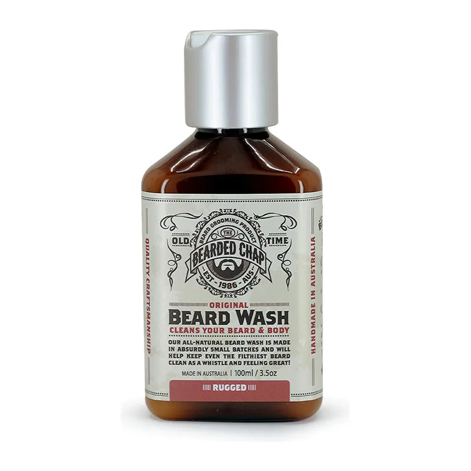 The Bearded Chap Beard Wash - 100ml - TRAVEL SIZE - Rugged