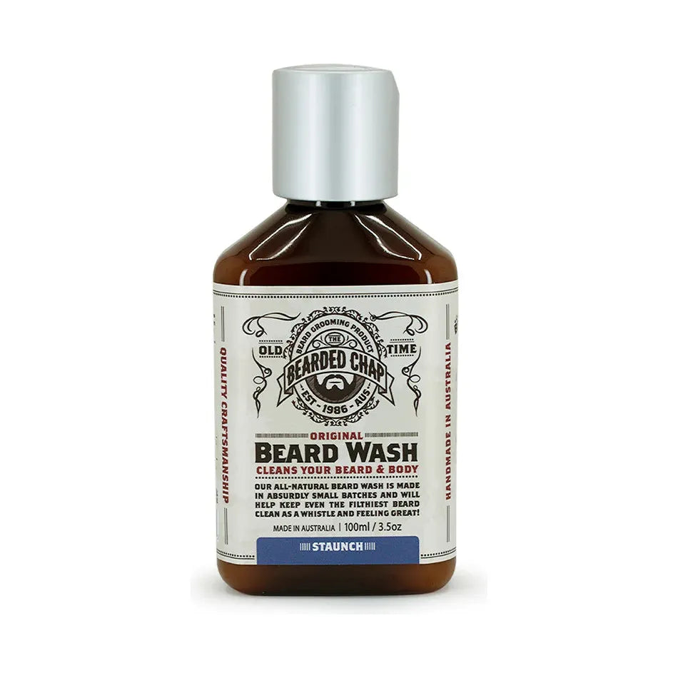 The Bearded Chap Beard Wash - 100ml - TRAVEL SIZE - Staunch