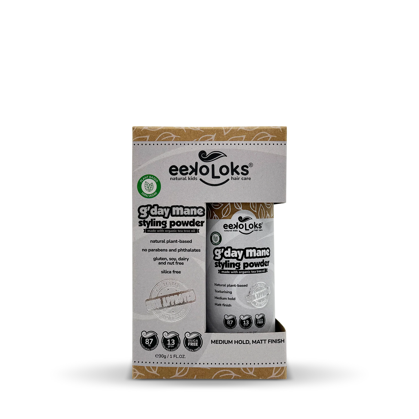 Eekoloks: G'Day Mane Styling Powder (13yrs+) - Medium Hold