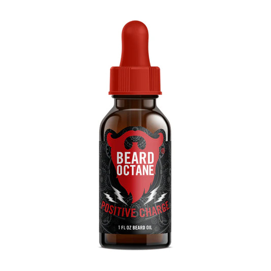 Beard Octane Positive Charge Beard Oil - Sugared Grapefruit, Gingered Peach & Seltzer
