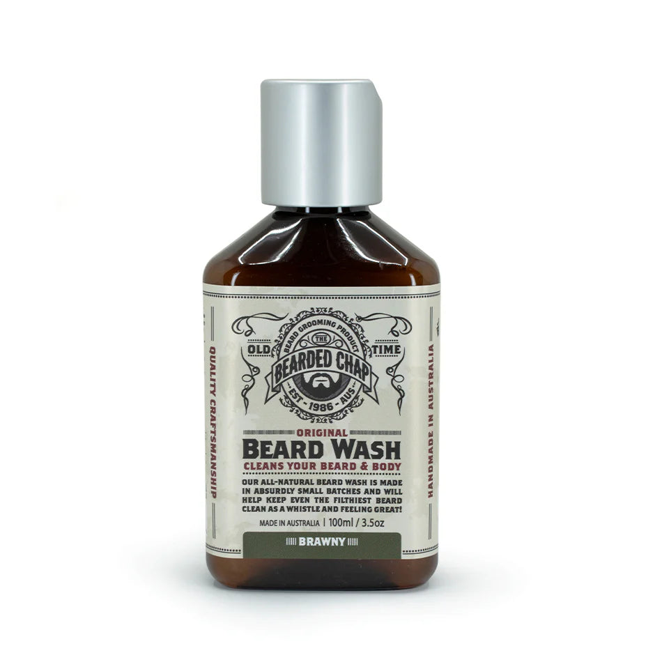 The Bearded Chap Beard Wash - 100ml - TRAVEL SIZE - Brawny