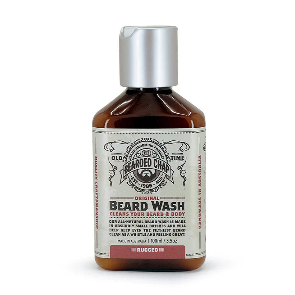 The Bearded Chap Beard Wash - 100ml - TRAVEL SIZE - Rugged