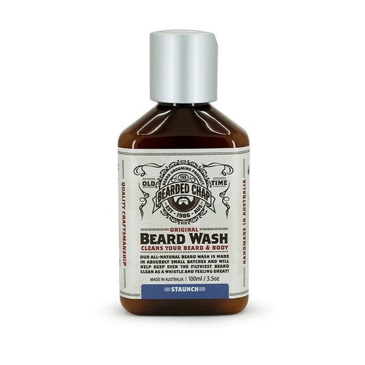 The Bearded Chap Beard Wash - 100ml - TRAVEL SIZE - Staunch